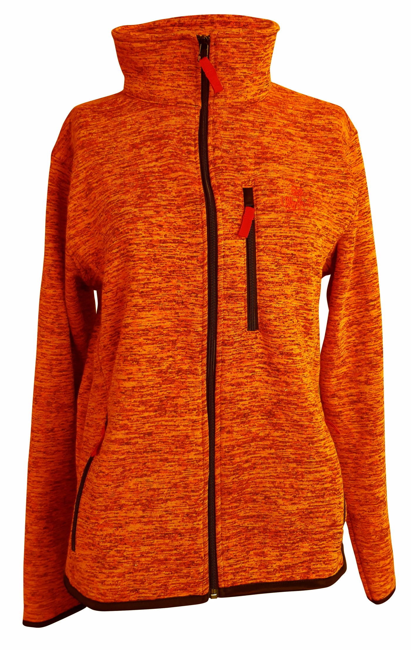 Ulrik-P - Fleecejakke - orange Melange