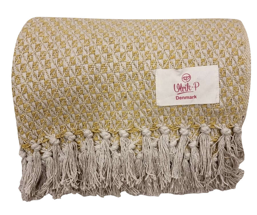 Plaid "Kongelys" - genanvendt bomuld