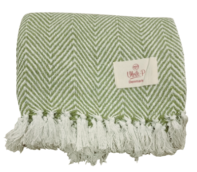 Plaid "Klitheden" - genanvendt bomuld