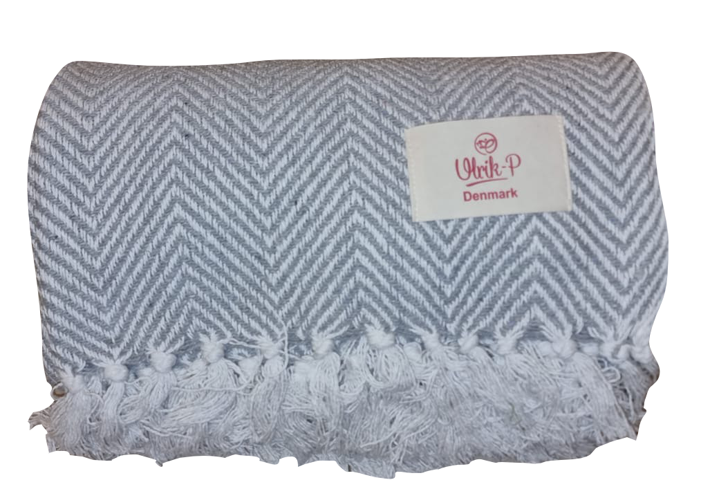 Plaid "Sønderho" - genanvendt bomuld