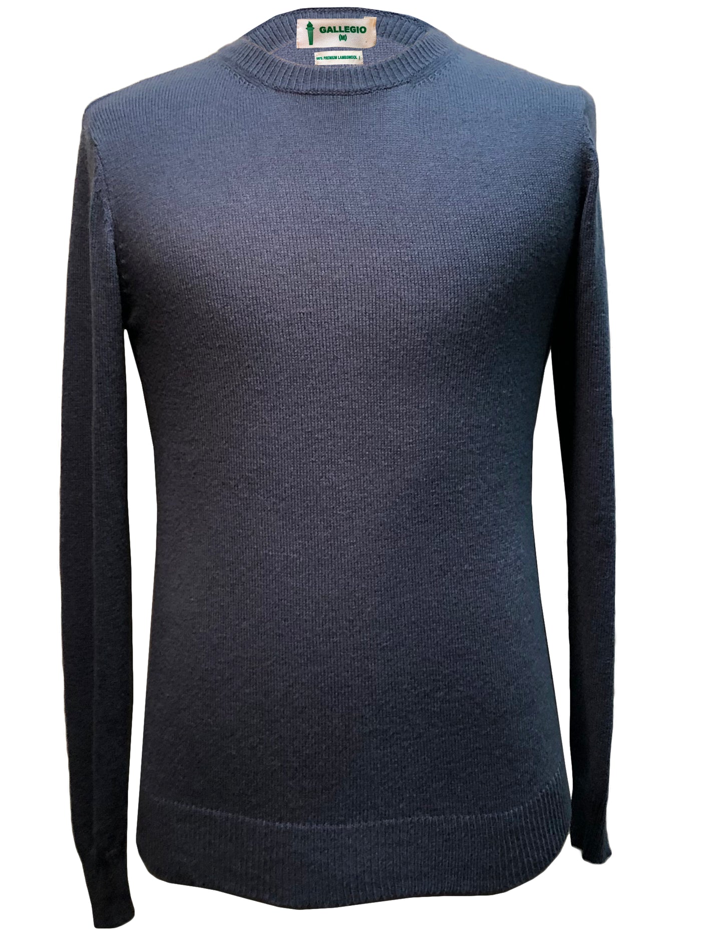 GALLEGIO SWEATER I 100 % PREMIUM LAMBSWOOL SWEATER - Vesterhavs Blå