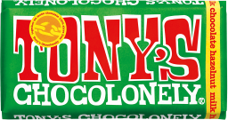 Tony's chokolade med hasselnødder 180 gram