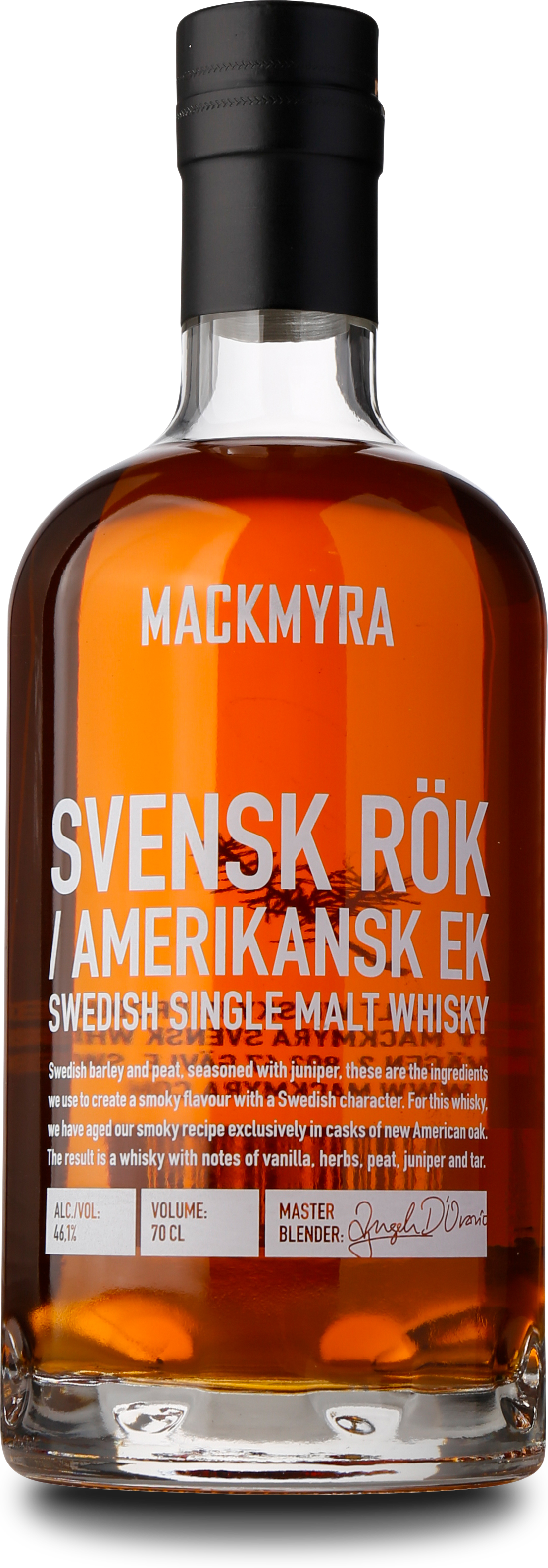 MACKMYRA SVENSK RØK / AMERIKANSK EK 46,1 % 70 CL.