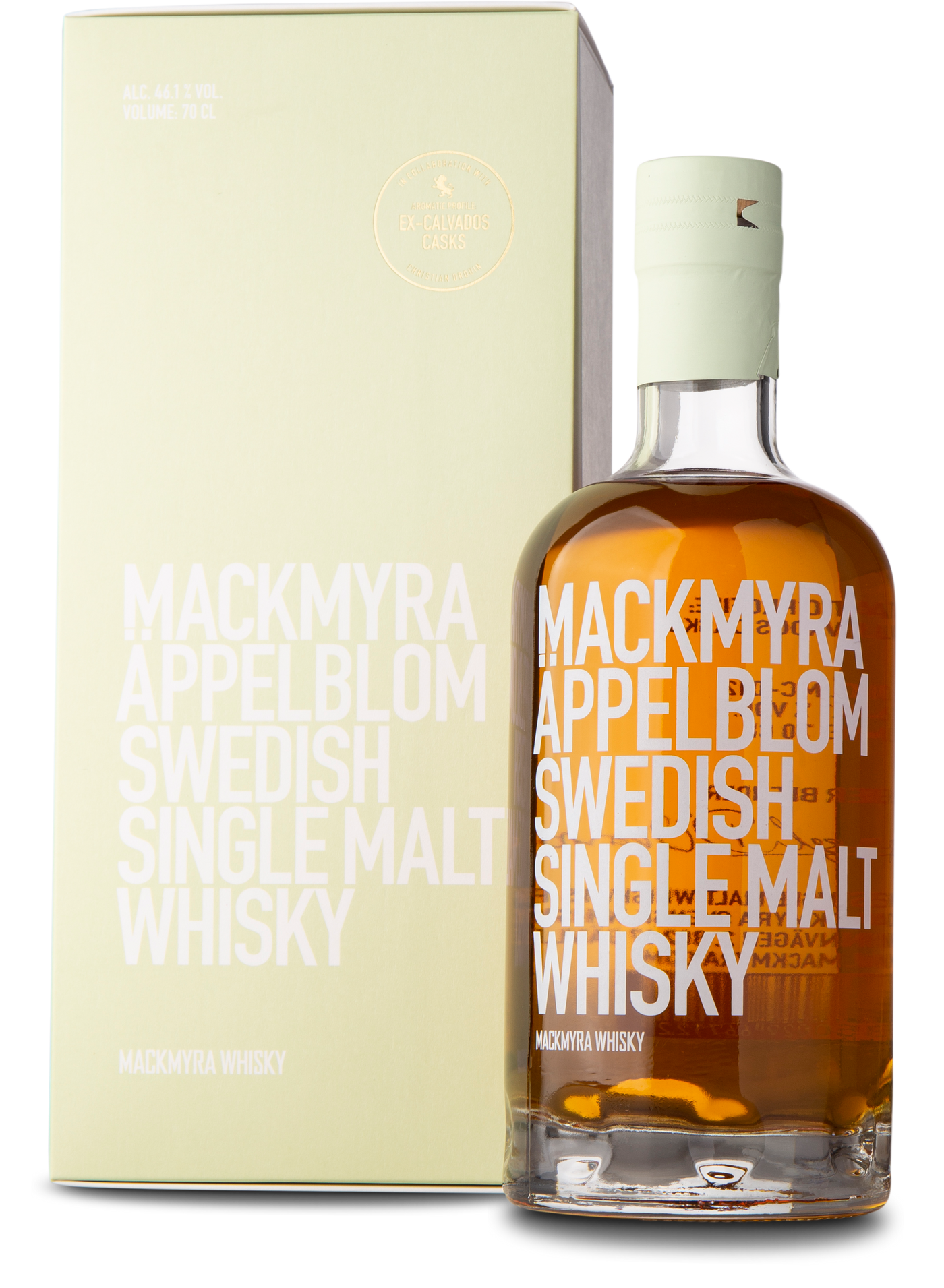 MACKMYRA APPELBLOM SVENSK SINGLE MALT WHISKY 46,1 % 70 CL.