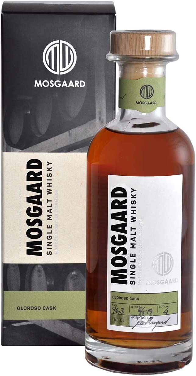 MOSGAARD SINGLE MALT WHISKY - OLOROSO CASK  46,2 %  50 CL.
