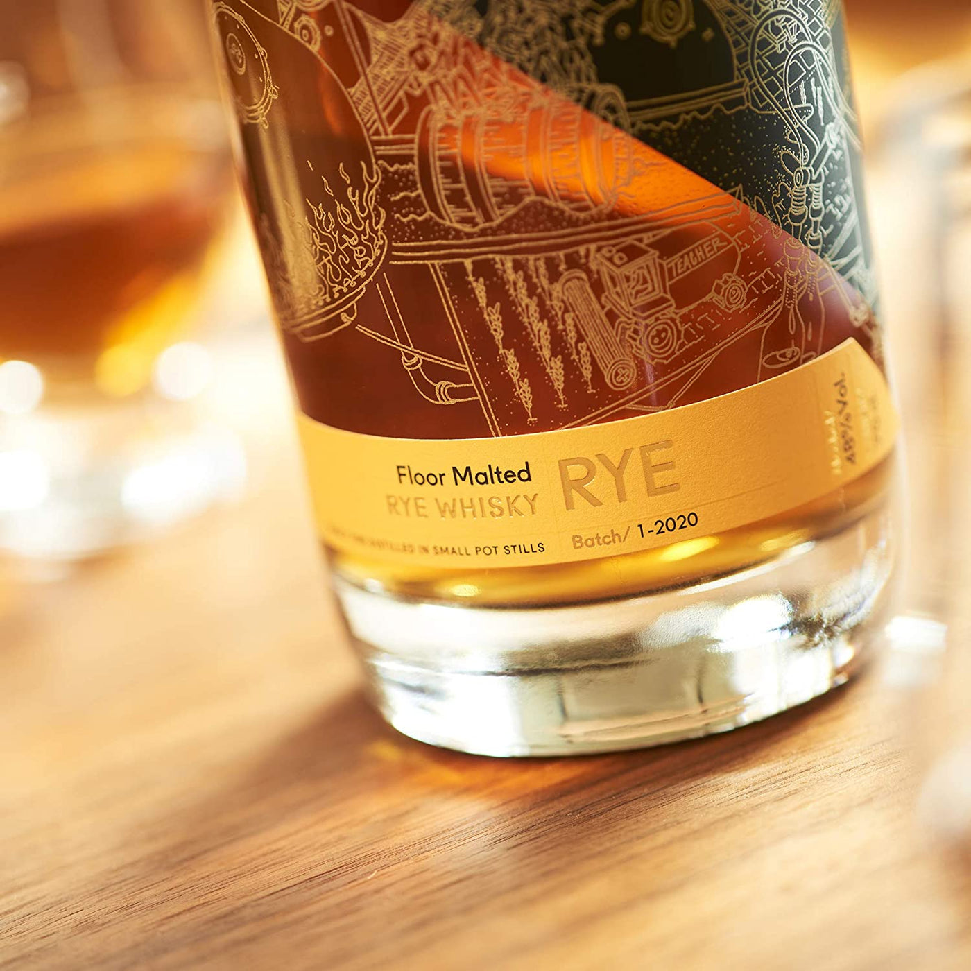 STAUNING RYE WHISKY 48 %  70 CL.