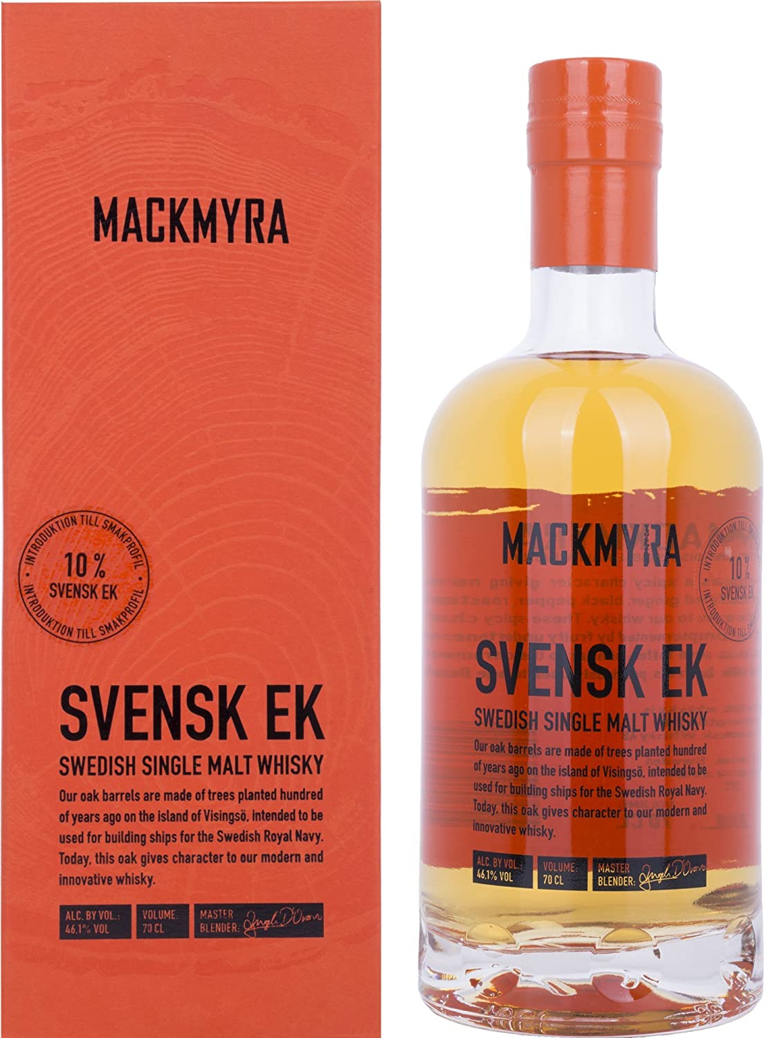 MACKMYRA SVENSK SINGLE MALT WHISKY - SVENSK EK 46,1 % 70 CL.