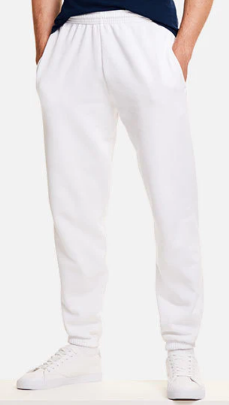 Fruit of the Loom - joggingbukser - hvid