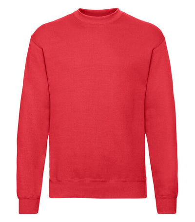 Fruit of the Loom - classic sweatshirt - red
