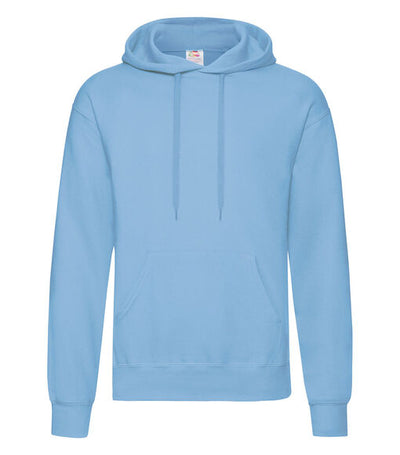 Fruit of the Loom - classic hættetrøje - sky blue