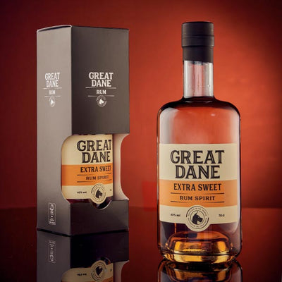 GREAT DANE EXTRA SWEET MØRK ROM 40 % 70 CL.