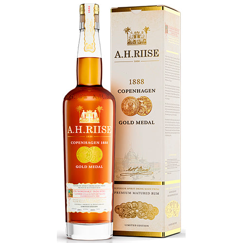 A H RIISE GOLD MEDAL 40 % 70 CL.